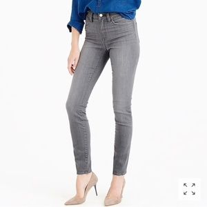 J. Crew The Lookout High Rise Gray Skinny Jean